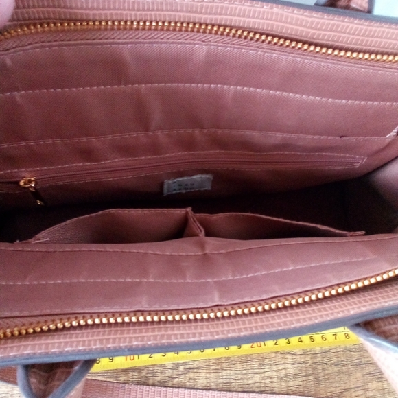 A New Day Zip Closure Satchel Handbag with asjustable strap - Picture 4 of 5